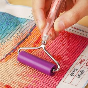 DIY Art |   1pc Random Color Metal Roller Pen Heads For Diamond Pen 5D Tool Stainless Steel Tip  Embroidery Mosaic Accessories DIY Art DIY Art