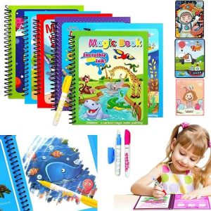 DIY Art |   1Set Children Painting Drawing Toys Reusable Coloring Book Magic Water Drawing Book Sensory Early Education Toys For Kids DIY Art DIY Art