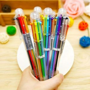 DIY Art |   4pcs Vibrant Transparent Ballpoint Pens – Add Color to Your Writing! DIY Art DIY Art