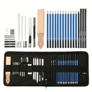 DIY Art |   Bview Art 32 Pack Drawing Pencils Set Professional Drawing Art Kit With Sketch Pencils Graphite Charcoal Sticks In Portable Case Drawing Supplies For Students Adults Artists DIY Art DIY Art