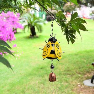 Dreamcatcher |   1pc Bee Wind Chimes Ladybug Wind Chimes Indoor Outdoor Mobile Romantic Chimes Hanging Ornament For Window Balcony Garden Patio Yard Backyard Or Festival Decor Dreamcatcher Dreamcatcher