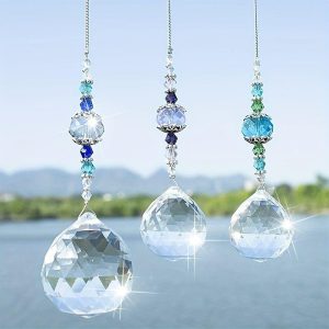 Dreamcatcher |   1pc Crystal Suncatcher, Window Prism Ball Rainbow Maker Hanging Pendant For Home Garden Yard Bedroom Balcony Patio Decor Dreamcatcher Dreamcatcher