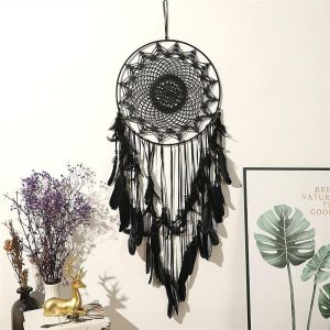 Dreamcatcher |   Big black Dream Catcher home hanging ornaments exquisite gift Dreamcatcher Dreamcatcher