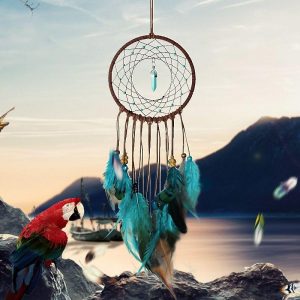 Dreamcatcher |   Boho Dream Catcher Handmade Gift Wall Hanging Decor Art Ornament Craft Gem Bead for Kids Bedroom Wedding Festival 50*13cm Dreamcatcher Dreamcatcher