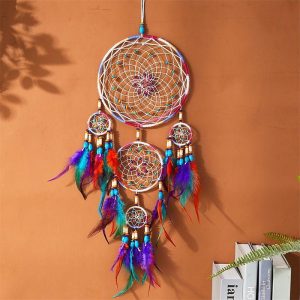 Dreamcatcher |   Handwoven tapestry dream catcher moon wall decoration pendants creative home wall hanging room wall decoration Dreamcatcher Dreamcatcher