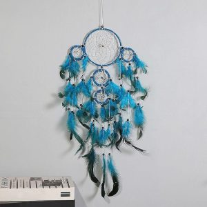 Dreamcatcher |   Indian Dream Catcher Feather Wall Hanging Is Handmade Natural Feather Decorations Wind Chime Wall Hanging Crafts Dreamcatcher Dreamcatcher