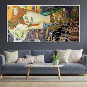 Oil Paintings |   Gustav Klimt Water Serpents Oil painting hand-painted Gustav Klimt oil painting Gustav Klimt painting woman vintage art decor painting Oil Paintings Oil Paintings