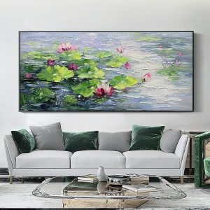 Oil Paintings |   Handmade Hand Painted Oil Painting Wall Art Modern Abstract Flower Paintings Landscape Home Decoration Decor Rolled Canvas No Frame Unstretched Oil Paintings Oil Paintings