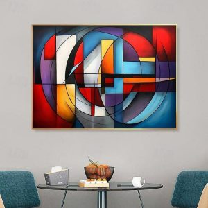 Oil Paintings |   Handmade Modern Colorful Abstract Landscape Canvas Wall Art Oil Painting Hand Painted Vertical Abstract Modern Rolled Canvas No Frame Oil Paintings Oil Paintings