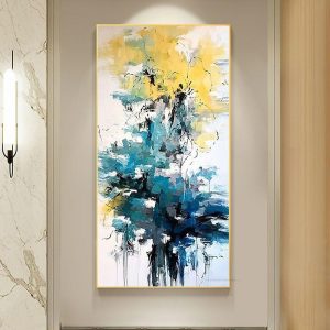 Oil Paintings |   Handmade Oil Painting Canvas Wall Art Decoration Modern Abstract for Home Decor Rolled Frameless Unstretched Painting Oil Paintings Oil Paintings