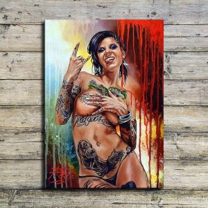 Prints |   1 Panel People Prints Posters/Picture Tattoo Woman Modern Wall Art Wall Hanging Gift Home Decoration Rolled Canvas No Frame Unframed Unstretched Multiple Size Prints Prints