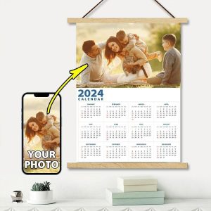 Prints |   Custom 2024 Calendar Wall Art Canvas Custom Calendar 2024, Personalized Calendar Prints Prints