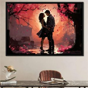 Prints |   Valentine’s Day Wall Art CanvasAn Artful Valentine’s Day Welcome Prints and Posters Pictures Decorative Fabric Painting For Living Room Pictures No Frame Prints Prints