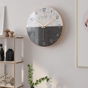 Wall Accents |   12 Inches 30 cm Time Vortex Wooden Large Wall Clock – Silent And Non-Ticking Quartz Movement Wall Clock Nordic Creative Living Room Fashion Wall Clock Home Decoration Bedroom Retro Silent Quartz Clock Wall Accents Wall Accents