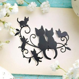 Wall Accents |   1pc Metal Cutting Dies Cut Mold Animal Cat Decoration Scrapbook Paper Craft Knife Mould Blade Punch Stencils Wall Accents Wall Accents