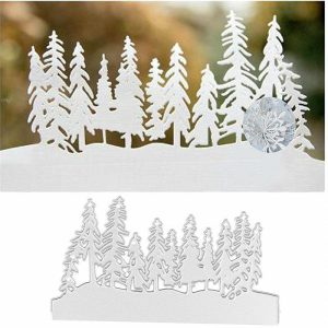 Wall Accents |   Create Beautiful Crafts with Metal Christmas orest Cutting Dies – Perfect for Card Making, Scrapbooking, Stamping & More! Wall Accents Wall Accents