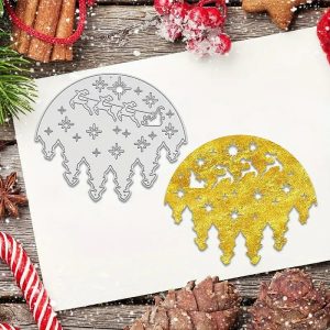 Wall Accents |   Create Beautiful Crafts with Metal Santa Claus Cutting Dies – Perfect for Card Making, Scrapbooking, Stamping & More! Wall Accents Wall Accents