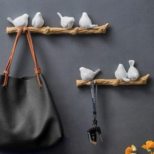 Wall Accents |   Doves Wall Hook Resin Bird Creative Door Key Wall Coat Hook Coat Rack Wall Decoration Hook Nordic Coat Hook Porch Hanger Decorative Hook Wall Accents Wall Accents