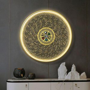 Wall Accents |   Led Painting Indoor LED Nordic Style Indoor Wall Lights Living Room Dining Room Metal Wall Light 110-120V 220-240V Wall Accents Wall Accents