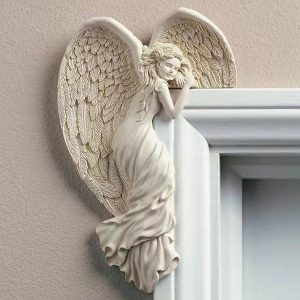 Wall Accents |   Redemption Angel Door Frame Pendant Awakening Angel Wings Pendant Door Frame Decoration Resin Pendant Decoration Wall Accents Wall Accents