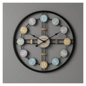 Wall Accents |   Unique Design Wall Clock for Living Room Decor Retro Large Wall Clock Silent Non Ticking Metal Clock for Bedroom Kitchen Decor Wall Decor Decorative Clock 40/50/60 CM Wall Accents Wall Accents