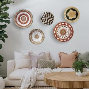 Wall Accents |   Wall Decoration Wall Hanging Creative Home Straw Idyllic Exotic Retro Style Bed And Breakfast Restaurant Bar Cafe Wall Accents Wall Accents