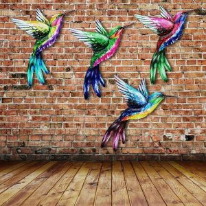 Wall Accents |   Wall Decoration Welcomes The New Year, Iron Art Metal, Large Hummingbird, Home Pendant, Decoration, Hardware Crafts Wall Accents Wall Accents