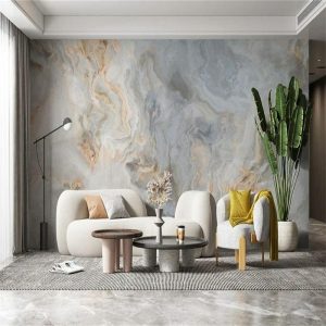 Wallpaper |   Cool Wallpapers Abstract Marble Wallpaper Wall Mural Wall Covering Sticker Peel and Stick Removable PVC/Vinyl Material Self Adhesive/Adhesive Required Wall Decor for Living Room Kitchen Bathroom Wall Art Wallpaper