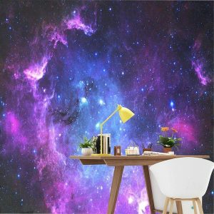 Wallpaper |   Cool Wallpapers Wall Mural Galaxy Universe Wallpaper Wall Sticker Covering Print Adhesive Required 3D Effect Canvas Home Décor Wall Art Wallpaper