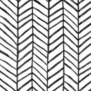 Wallpaper |   Cool Wallpapers Wall Mural Geometric Wallpaper Minimalist Herringbone Black White Peel and Stick Wallpaper Removable Pvc/Vinyl Self Adhesive 17.7″x118″(45cmx300cm) Wall Art Wallpaper