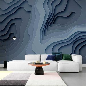 Wallpaper |   Cool Wallpapers 3D Strip Wallpaper Wall Mural Wall Covering Sticker Peel and Stick Removable PVC/Vinyl Material Self Adhesive/Adhesive Required Wall Decor for Living Room Kitchen Bathroom Wall Art Wallpaper