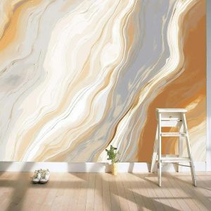 Wallpaper |   Cool Wallpapers Brown Marble Wallpaper Wall Mural Wall Covering Sticker Peel and Stick Removable PVC/Vinyl Material Self Adhesive/Adhesive Required Wall Decor for Living Room Kitchen Bathroom Wall Art Wallpaper